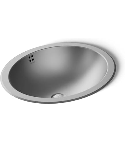 KOHLER K-2608-SU-NA Bachata Drop-In/Undermount Bathroom Sink with